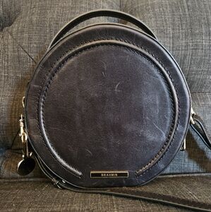 Brahmin Black Leather Crossbody